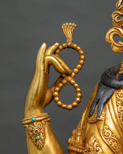 Four-Armed Chenrezig (Avalokiteshvara) Statue | Handmade Buddhist Decor