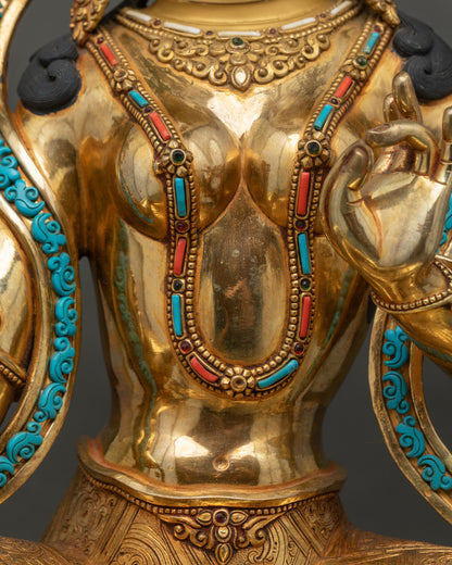 Green Tara Statue