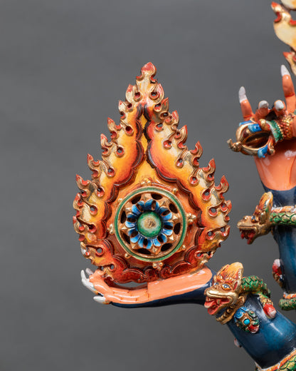 Ucchusma Statue | Wrathful Buddhist Guardian Deity