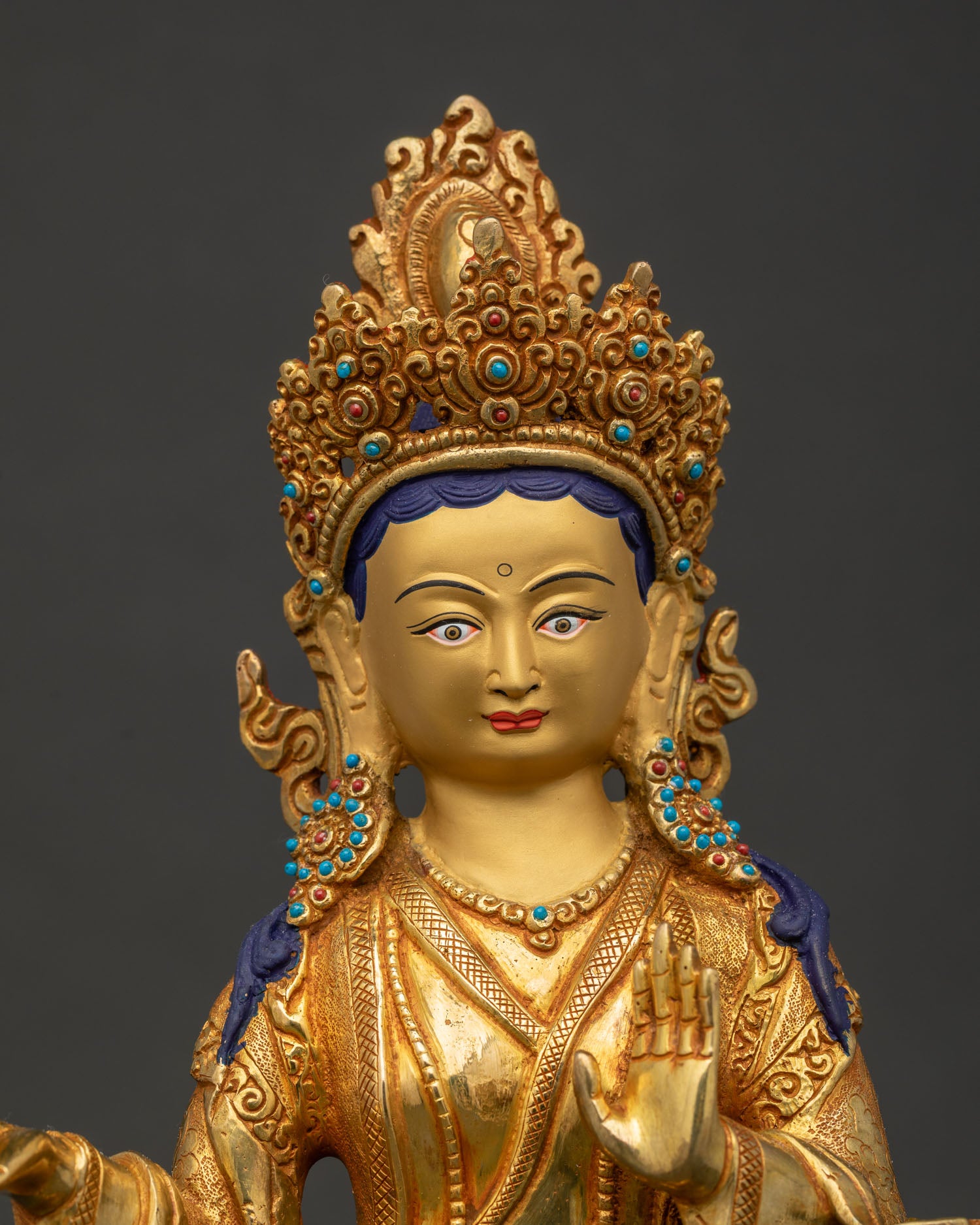 Yeshe Tsogyal & Mandarava Statue | Himalayan Vajrayana Artwork