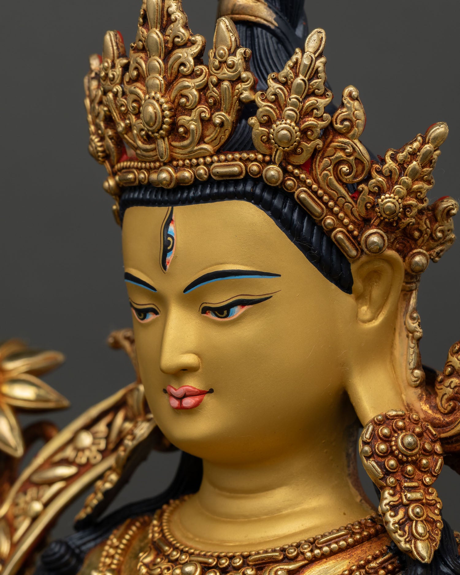 White Tara Statue | Seven-Eyed Goddess of Longevity