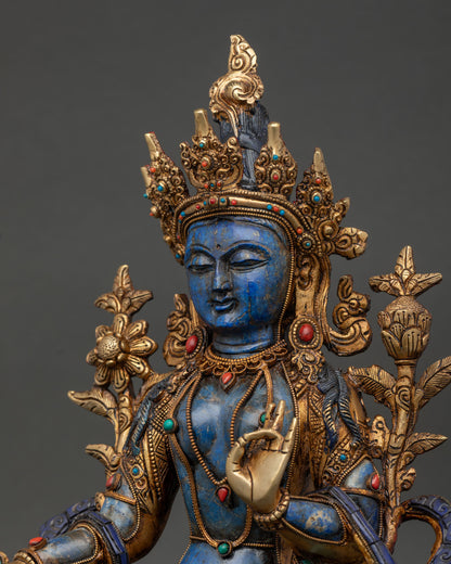 Green Tara Statue
