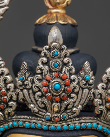 Bodhisattva Manjushri Figurine | Spiritual Meditation Statue