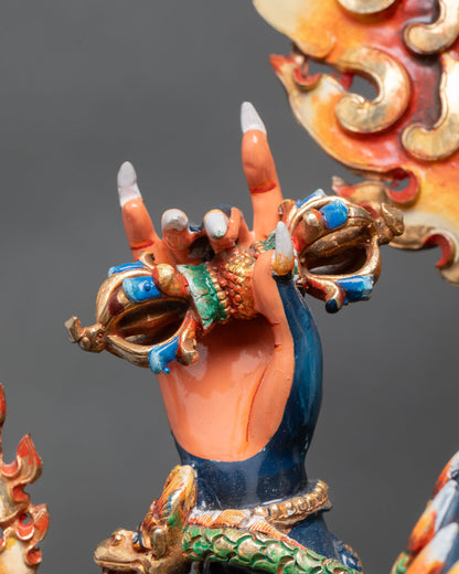 Ucchusma Statue | Wrathful Buddhist Guardian Deity