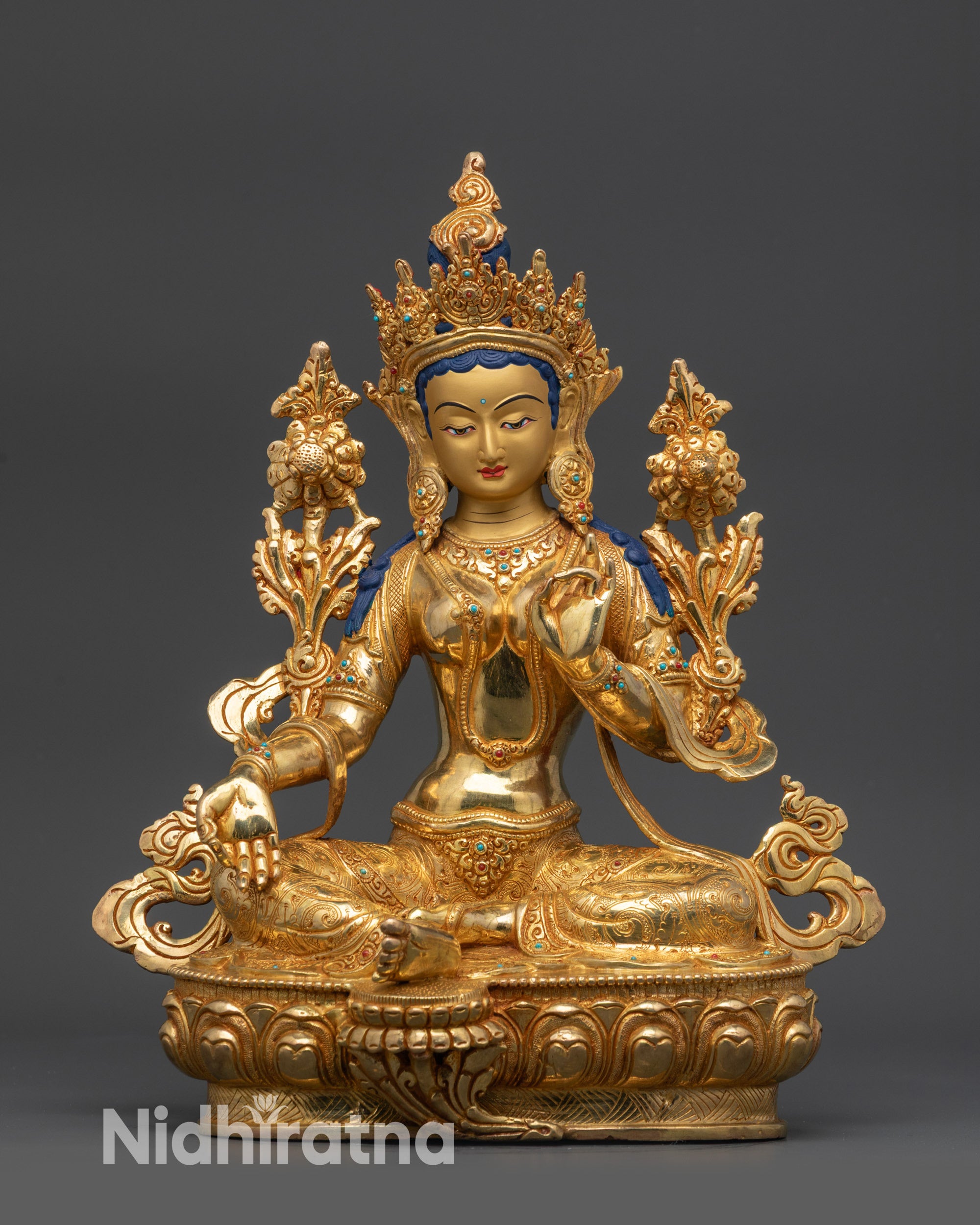 Green Tara Statue