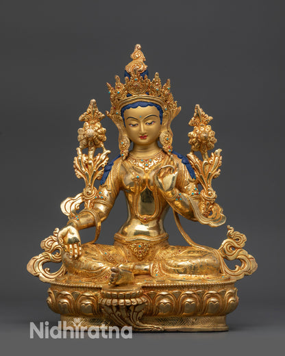 Green Tara Statue