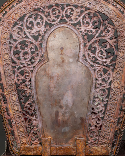 Ganesh With Throne Statue