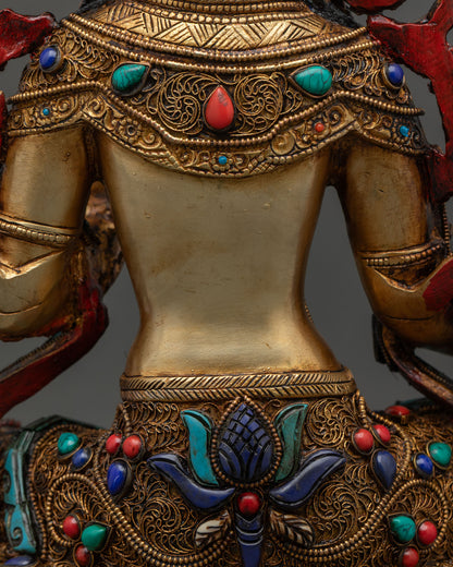 Green Tara Statue