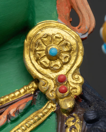 Mother Green Tara Statue for Home Altar and Sacred Decor