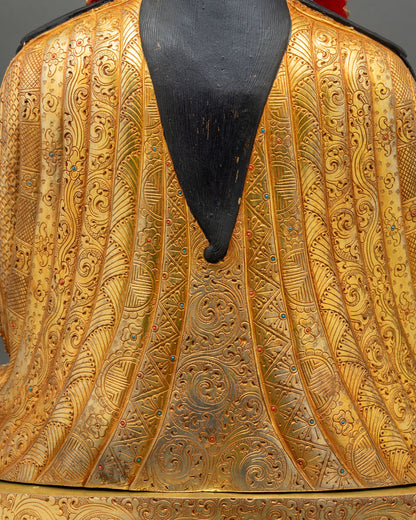 Enlightened Guru Rinpoche | Lost Wax Copper Sculpture
