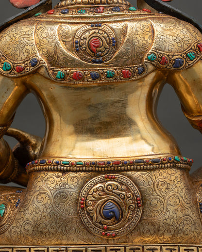 Jambhala Copper Statue | High-Quality Tibetan Buddhist Sculpture