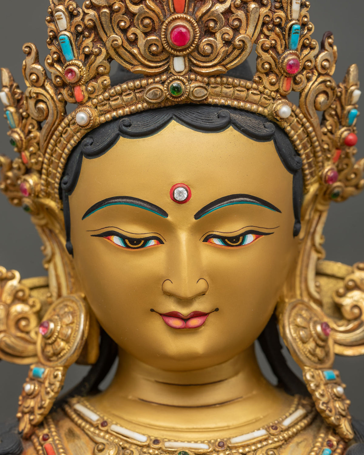 Green Tara Statue