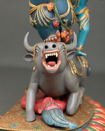 Yamantaka Statue | Sacred Vajrayana Wrathful Protector