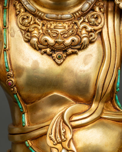 Grand Vaishravana Namtoshe Statue – Collector-Grade Buddhist Figurine