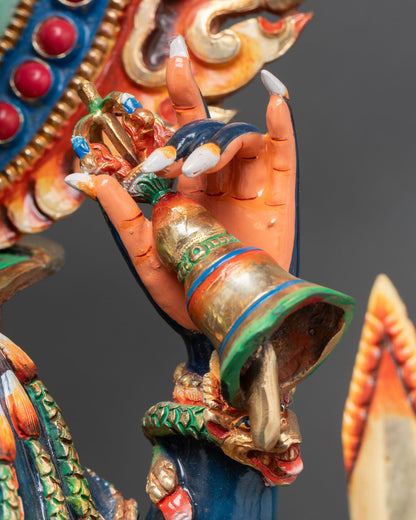 Ucchusma Statue | Wrathful Buddhist Guardian Deity