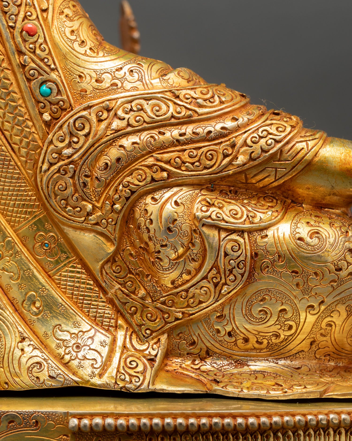 Enlightened Guru Rinpoche | Lost Wax Copper Sculpture