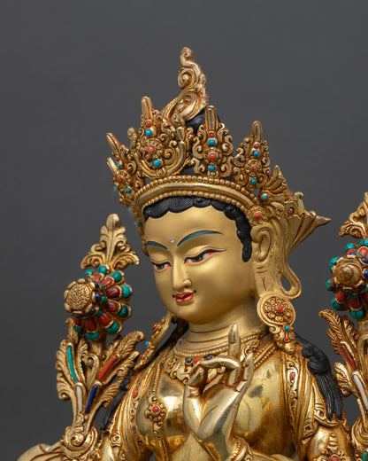 Blessed Sgrol ljang | Sacred Buddhist Sculpture