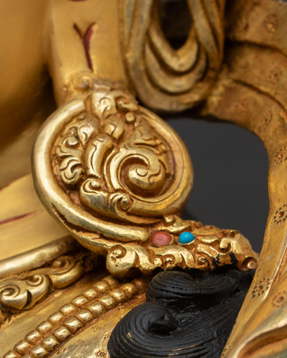 Four-Arm Chenrezig Statue | Large-Size Buddhist Idol from Nepal