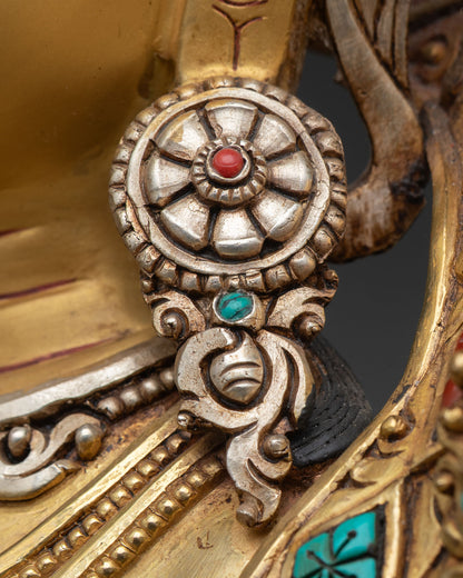 Manjushree Copper Statue | Spiritual Buddhist Art from Nepal