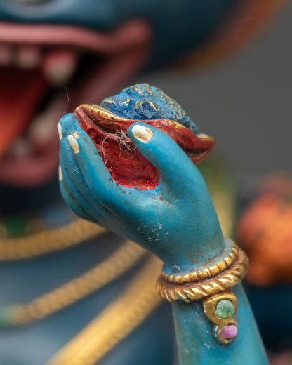 Yamantaka Statue | Sacred Vajrayana Wrathful Protector