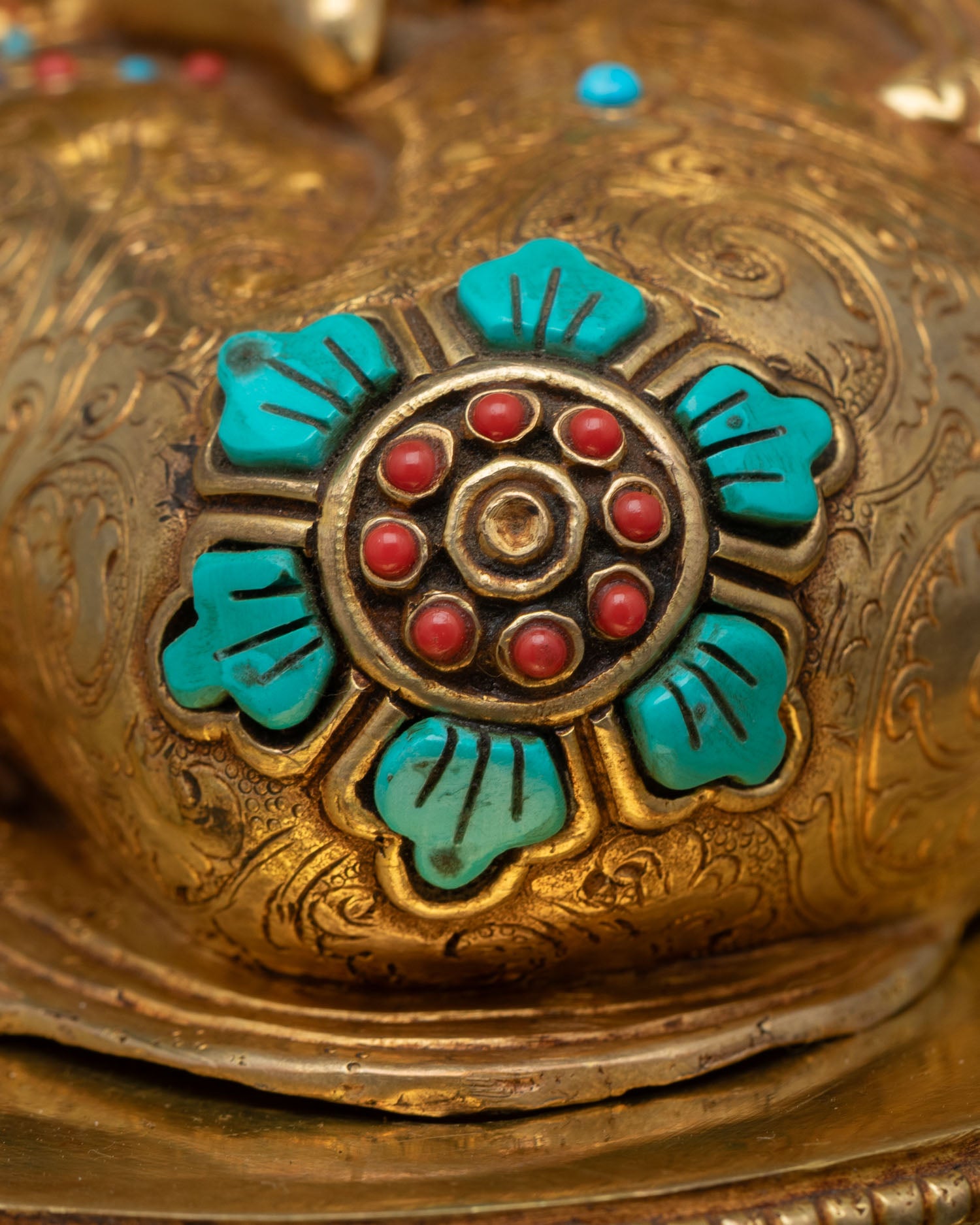 Large Medicine Buddha Copper Statue | Symbol of Healing & Wellness