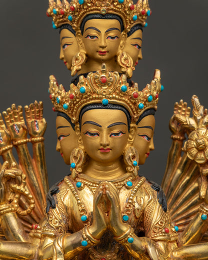 1000 Arm Chenrezig Statue