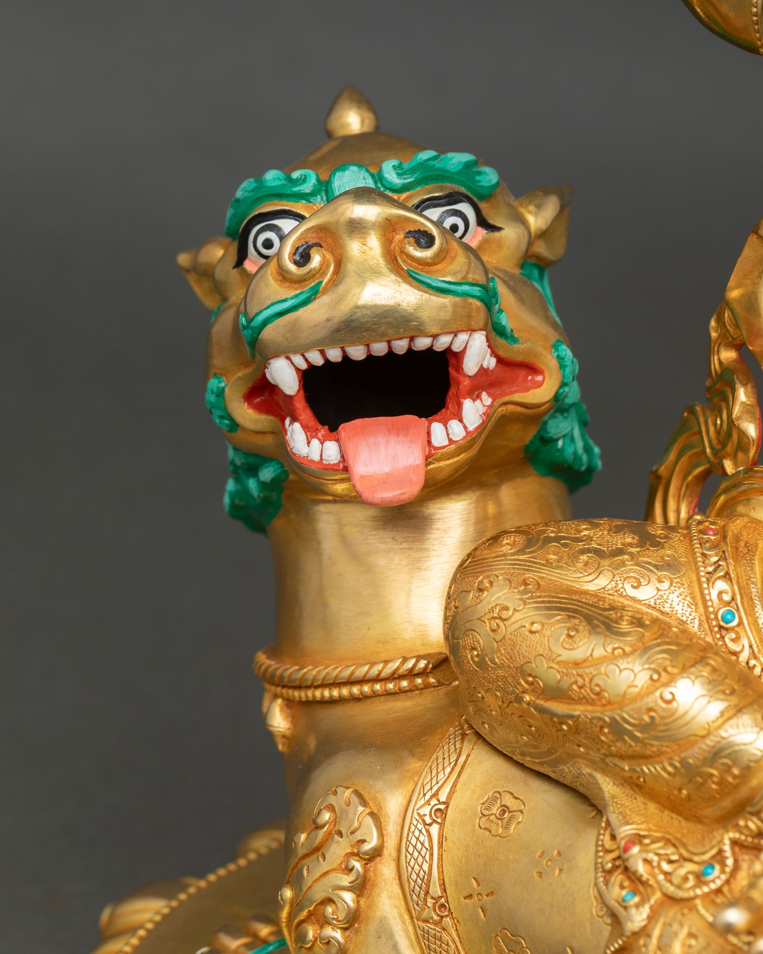 Simhada Manjushree Statue | Handmade Bodhisattva of Wisdom