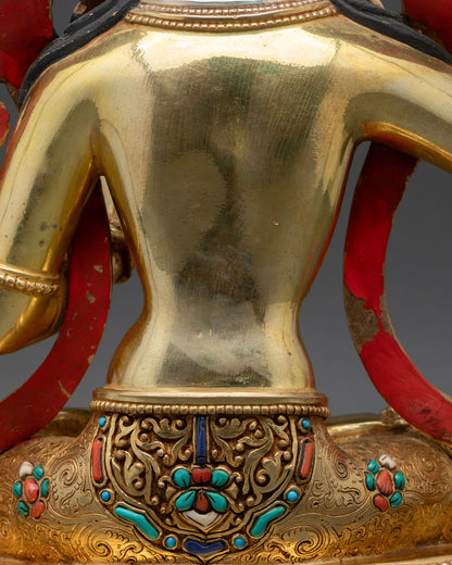 Manjushree Copper Statue | Spiritual Buddhist Art from Nepal