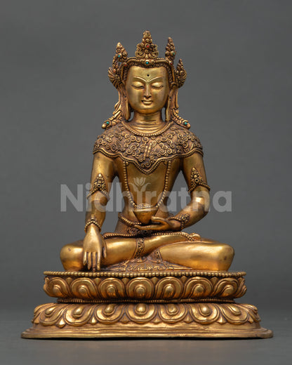 Crown Shakyamuni Buddha Statue