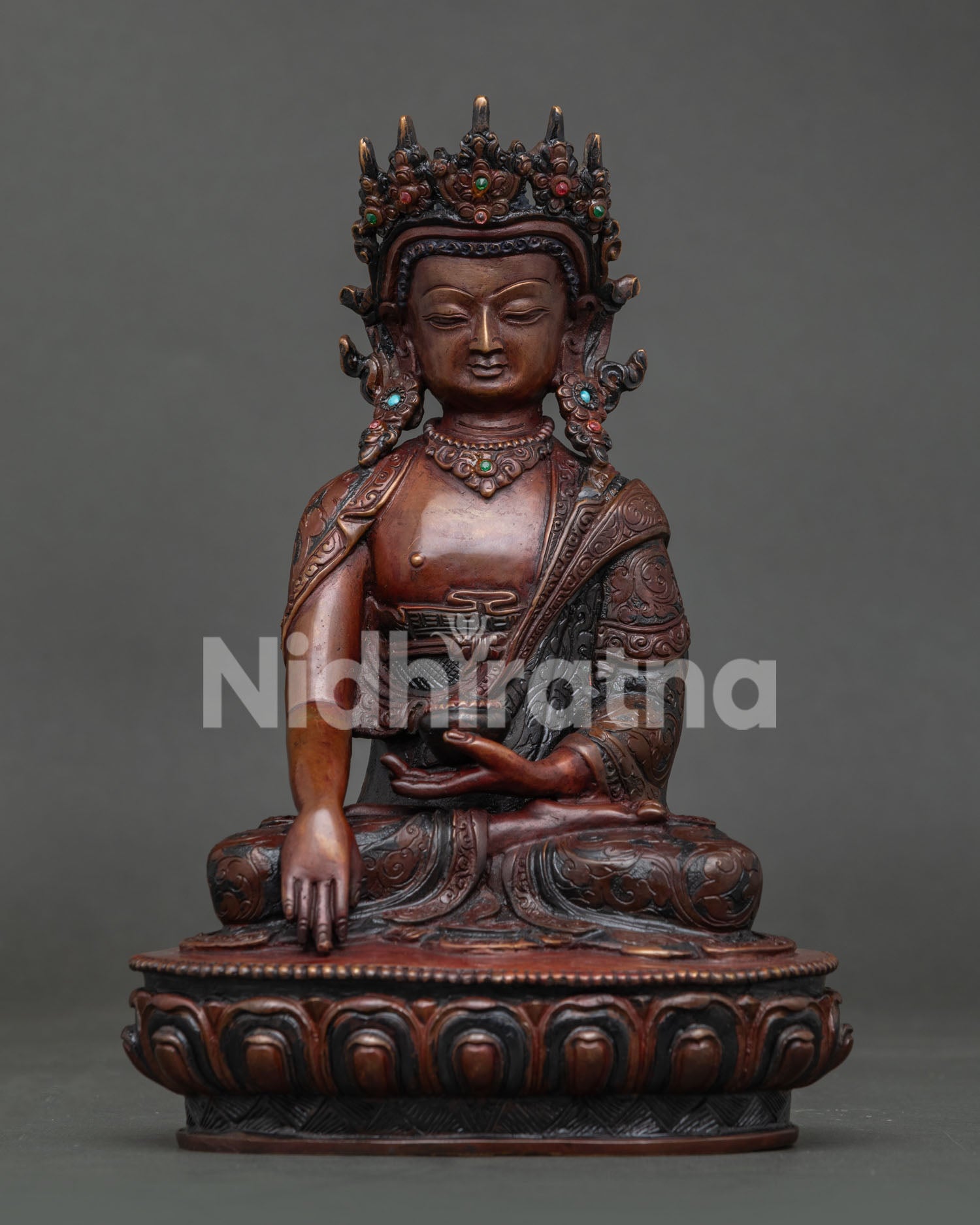Crown Shakyamuni Buddha Statue