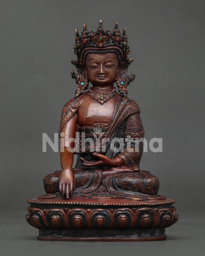 Crown Shakyamuni Buddha Statue