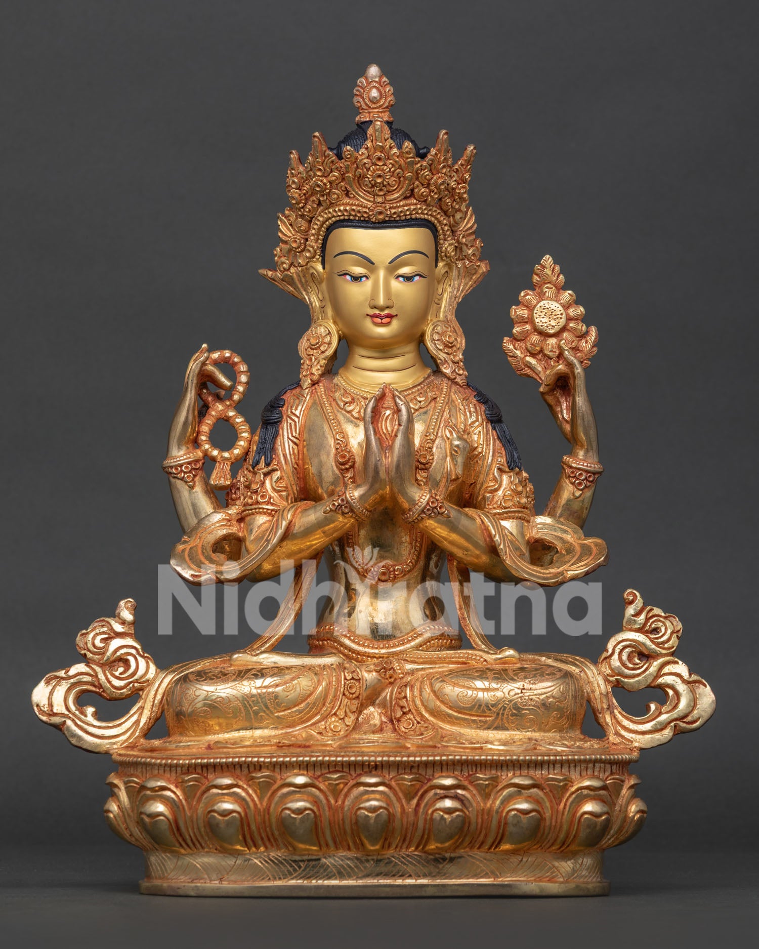 Handcrafted Chenrezig Statue | Symbol of Compassion and Mercy