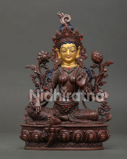 Green Tara Statue