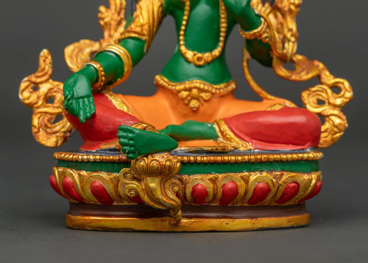 Divine Green Tara Statue | Mother of Liberation and Compassion