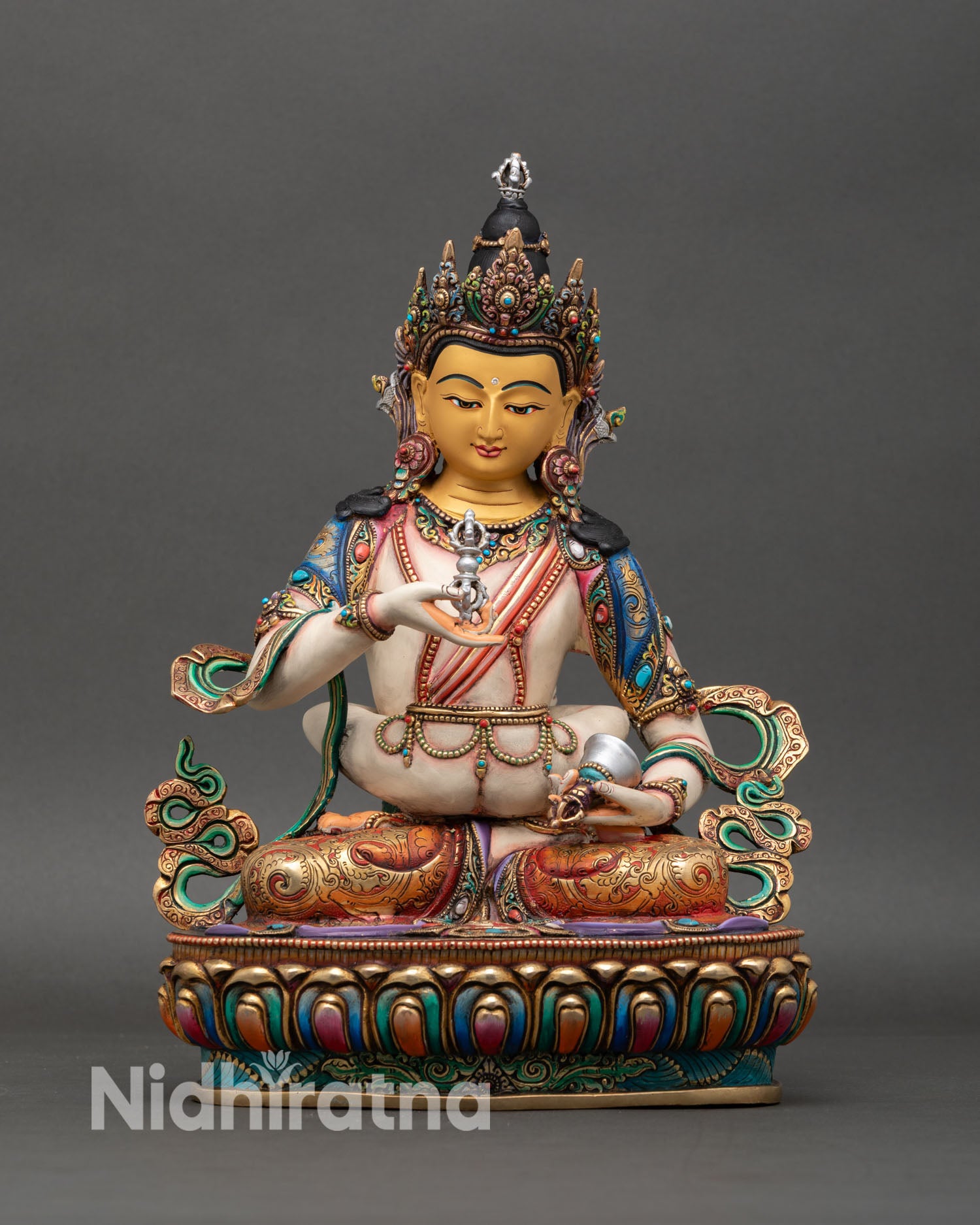Vajrasattva and Consort | Sacred Vajrayana Union Sculpture