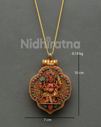 Ghau Mala [4 Arm Mahakala]