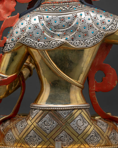 Bodhisattva Manjushri Figurine | Spiritual Meditation Statue