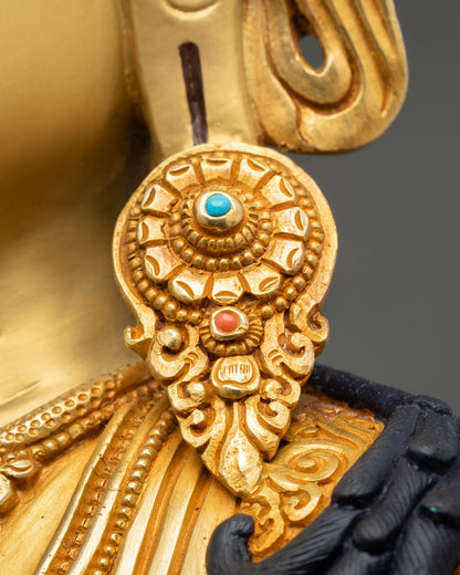 Beautiful White Tara | Himalayan Meditation Copper Sculpture
