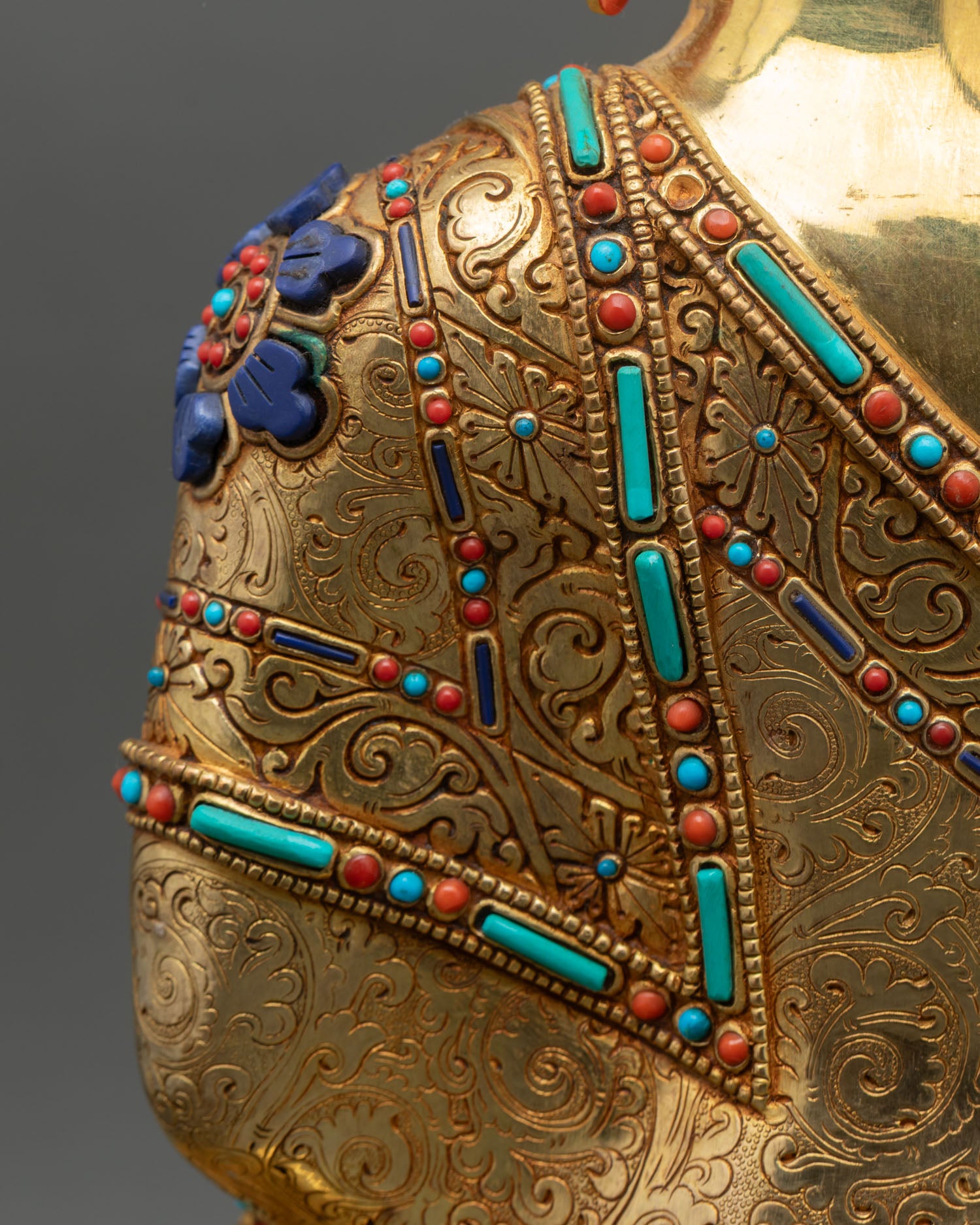 Large Medicine Buddha Copper Statue | Symbol of Healing & Wellness