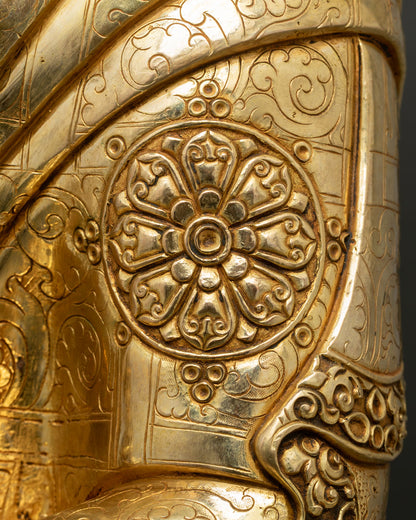 Guru Rinpoche Statue | Vajra Master Copper Sculpture