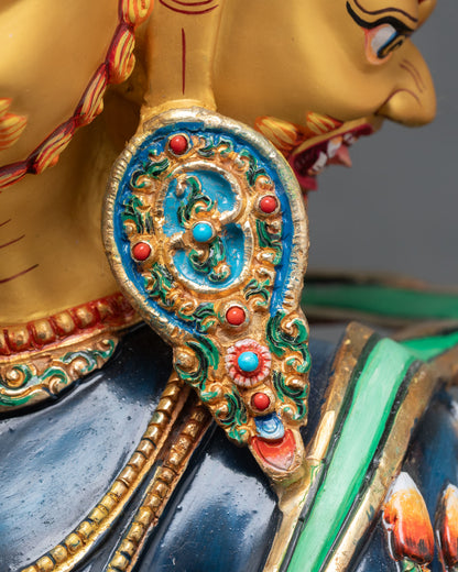 Ucchusma Statue | Wrathful Buddhist Guardian Deity
