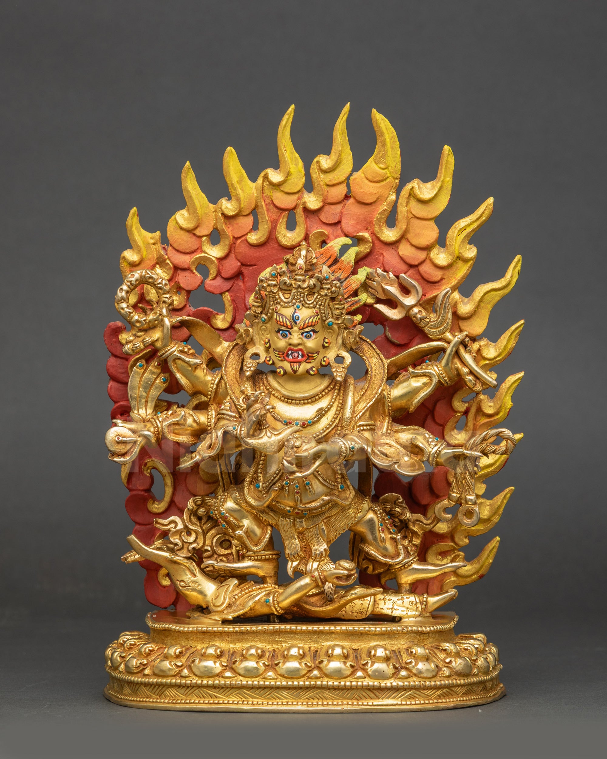 Six Armed Mahakala Statue