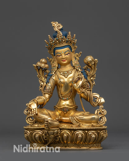 Green Tara Statue