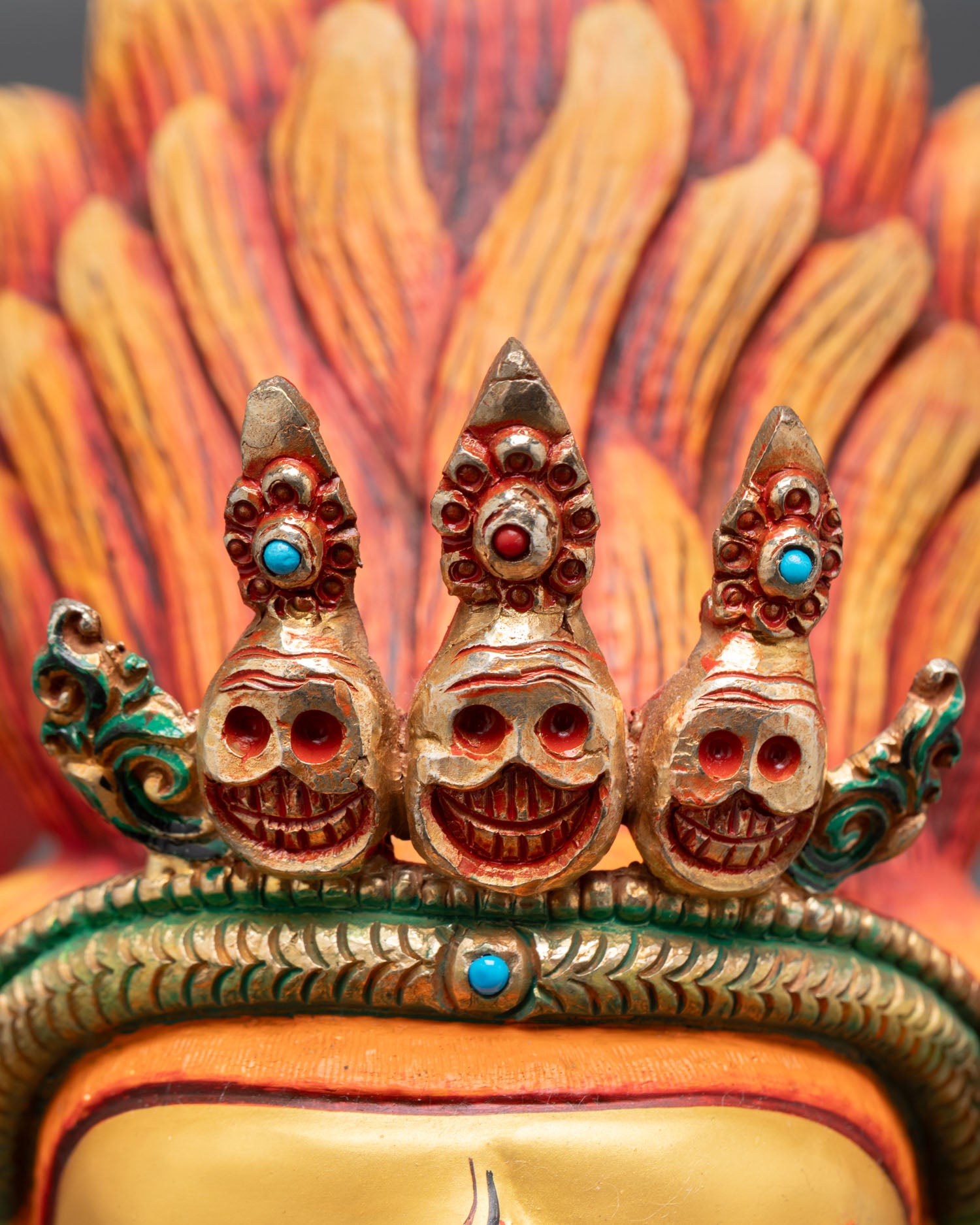Ucchusma Statue | Wrathful Buddhist Guardian Deity