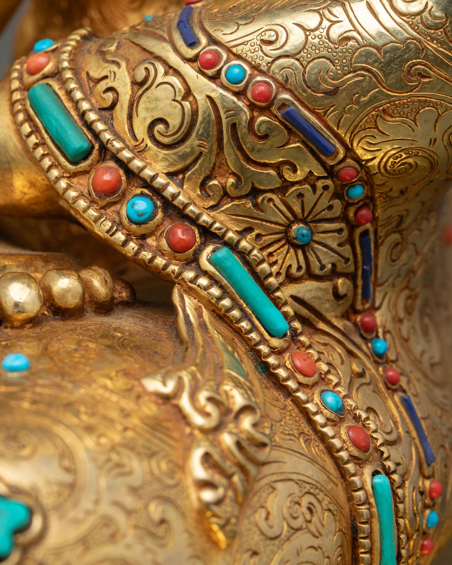 Large Medicine Buddha Copper Statue | Symbol of Healing & Wellness