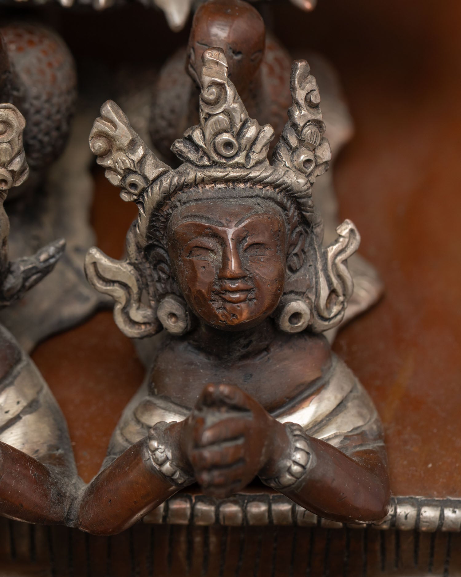 Buffalo-headed Yamantaka Statue | Large-Size Oxidized Copper Sculpture