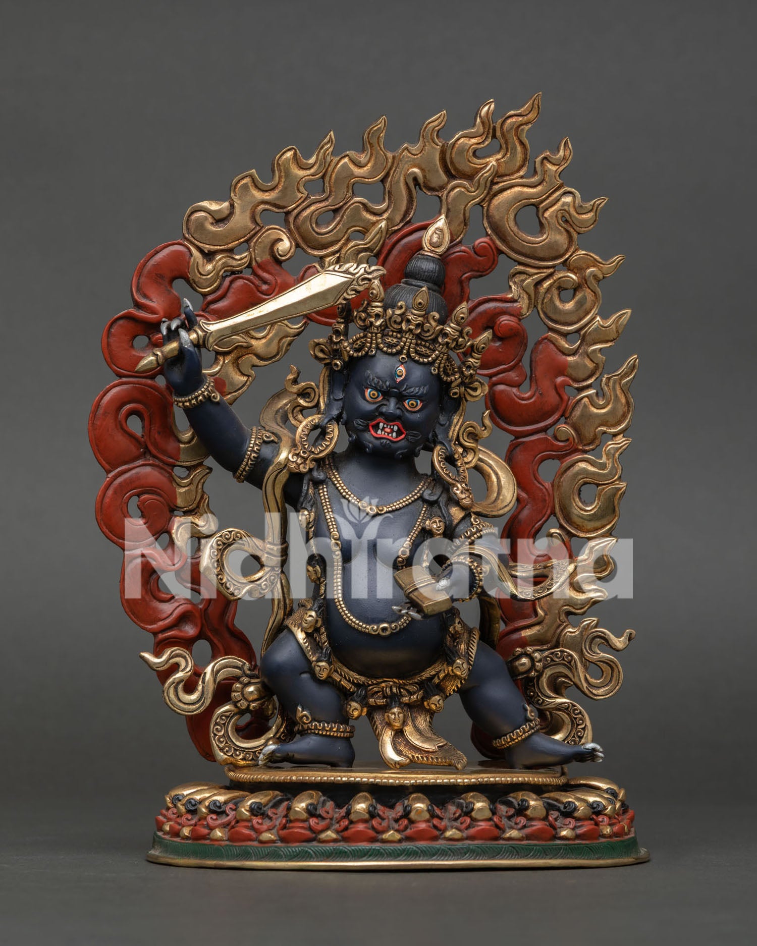 Black Manjushri Statue