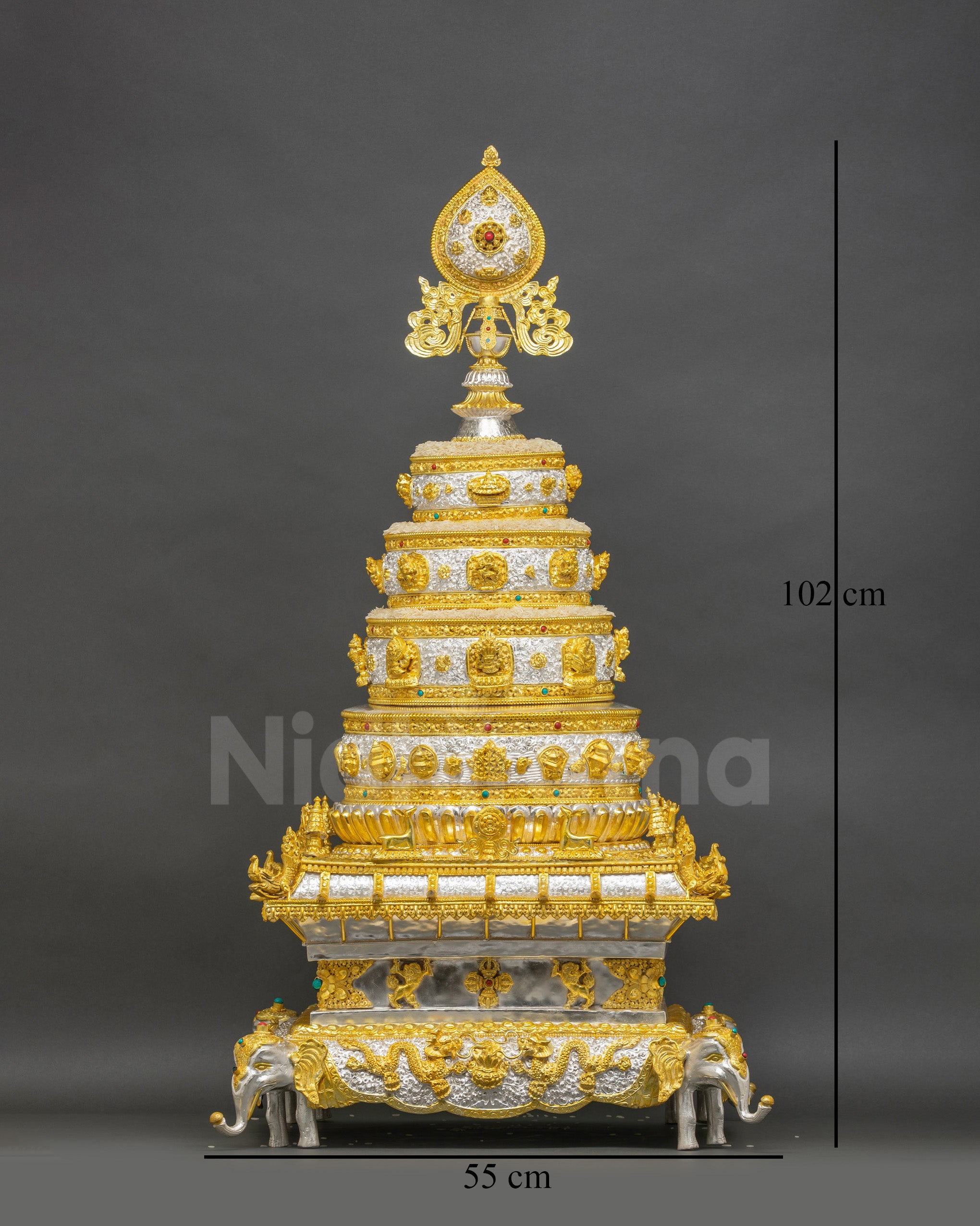 Mandala Offering Set | Handcrafted Himalayan Sacred Ritual Art