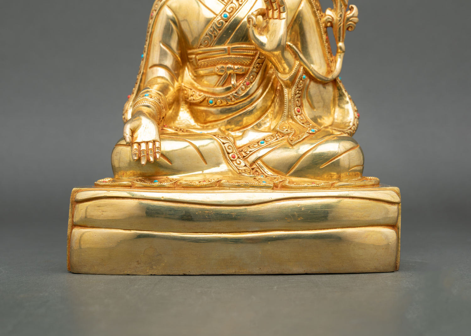 Five Shakya Master Statue Set - Himalayan Buddhist Lineage Figures