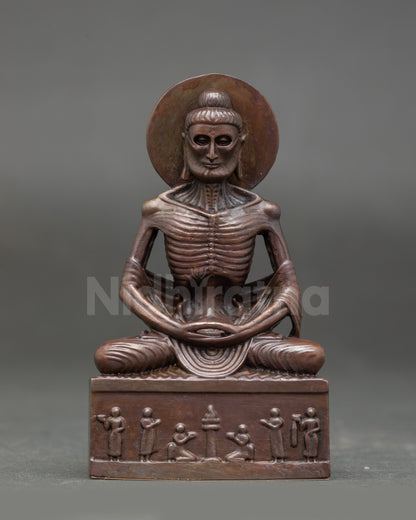 Fasting Buddha Statue